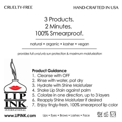 Lip Ink Liquid Trial Lip Kit Teakwood (Brown) – Natural, Organic, Vegan & Kosher