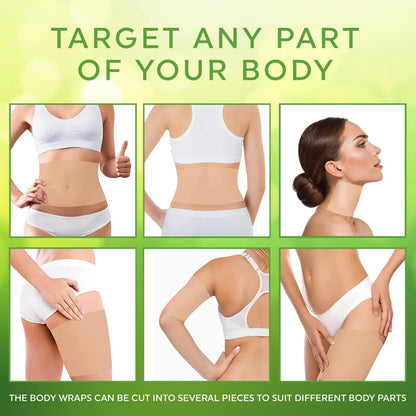 Lipo Applicator Ultimate Body Wrap with Guarana, Green Tea & Seaweed | 6 Wraps