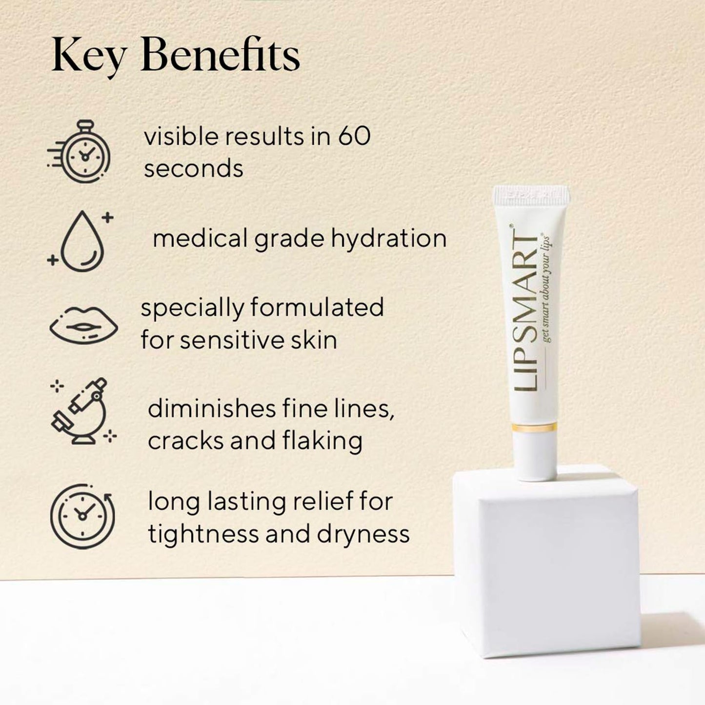 LipSmart Ultra Hydrating Lip Treatment Moisturizer and Volumizer — Deep Hydration for Dry Lips