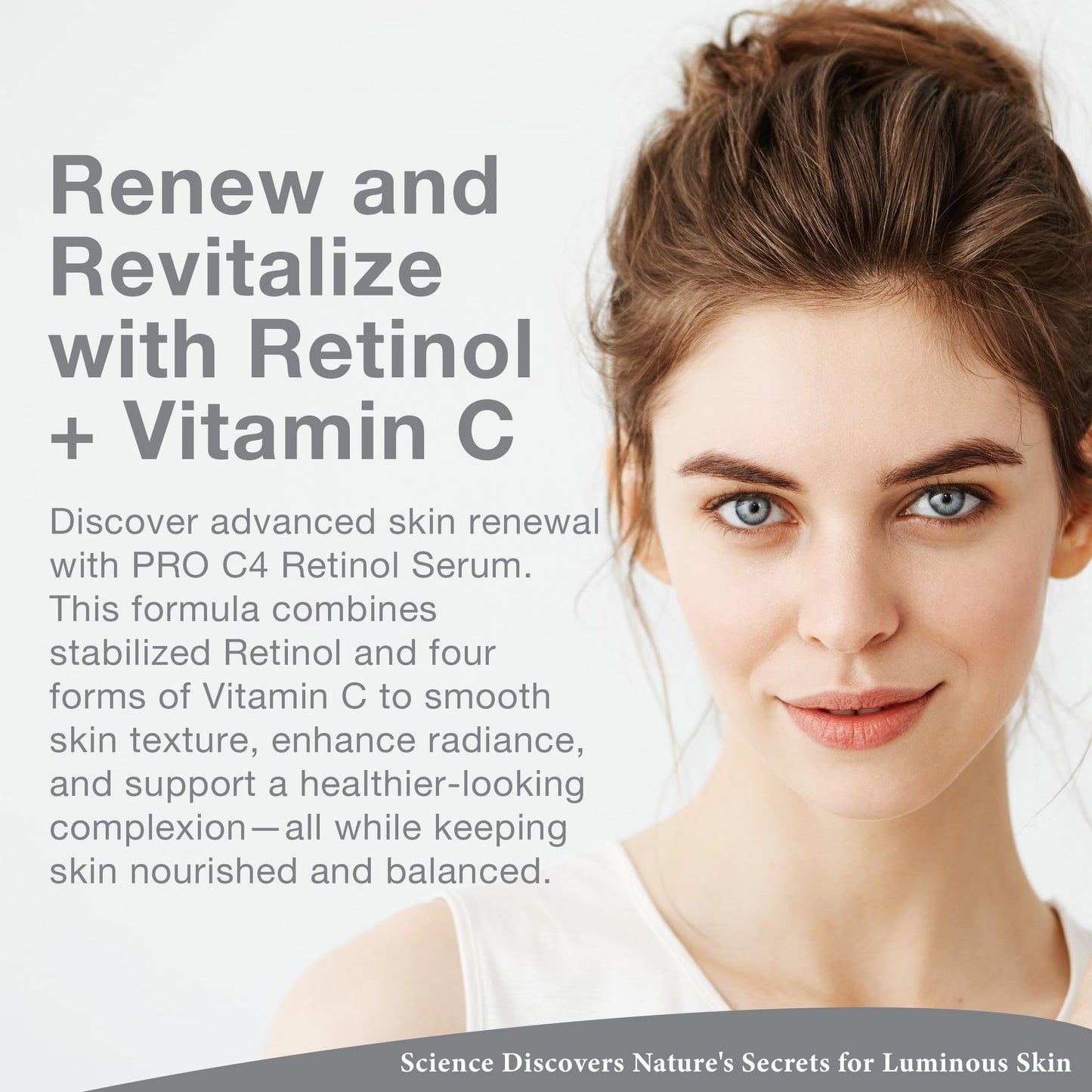 Lira Clinical Pro C4 Retinol Serum – Vitamin C + Plant Stem Cells for Brightening & Acne-Prone Skin