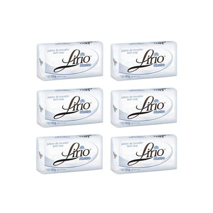 Lirio Neutro Bar Soap – Neutral Base, Anti-Acne & Eczema Care (6-Pack, 5.3 oz)