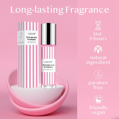 Liscym Pheromones Perfume for Women – Long-Lasting Roll-On Fragrance Oil (15 ml) Travel Size