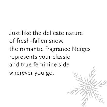 Lise Watier Neiges Eau de Toilette Spray – 3.34 fl oz | Fresh White Flower Fragrance