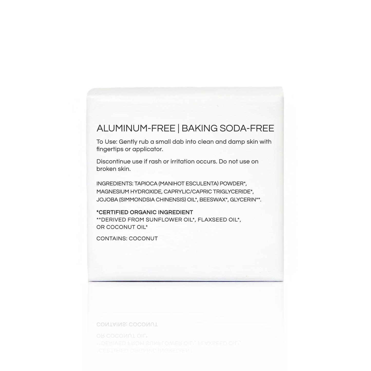 Little Seed Farm All Natural Deodorant Cream – Unscented, Aluminum-Free (2.4 oz / 68 g)