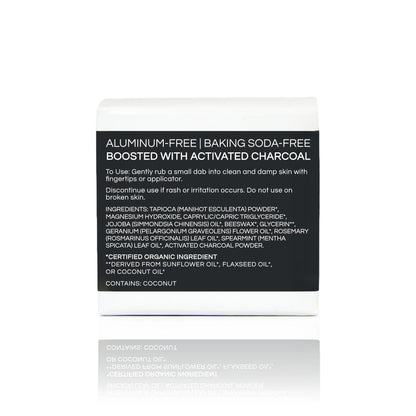 Little Seed Farm Activated Charcoal Deodorant Cream – Aluminum-Free, 24+ Hour Freshness (68g)
