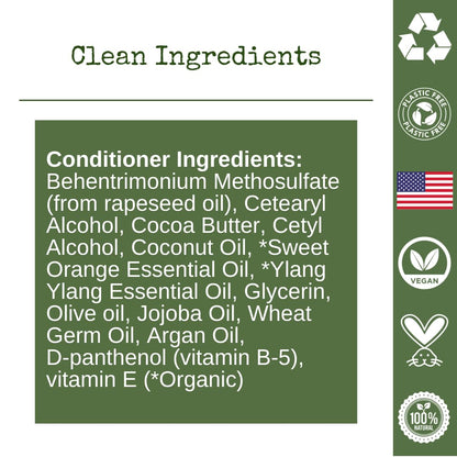 liv Nature Conditioner Bars – Detangle, Strengthen & Moisturize | Paraben & Sulfate Free | Travel Essentials | Vegan | Made in USA