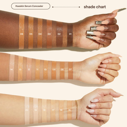 Live Tinted Hueskin Serum Concealer – Medium-to-Full Coverage with Niacinamide & Hyaluronic Acid, Shade 5