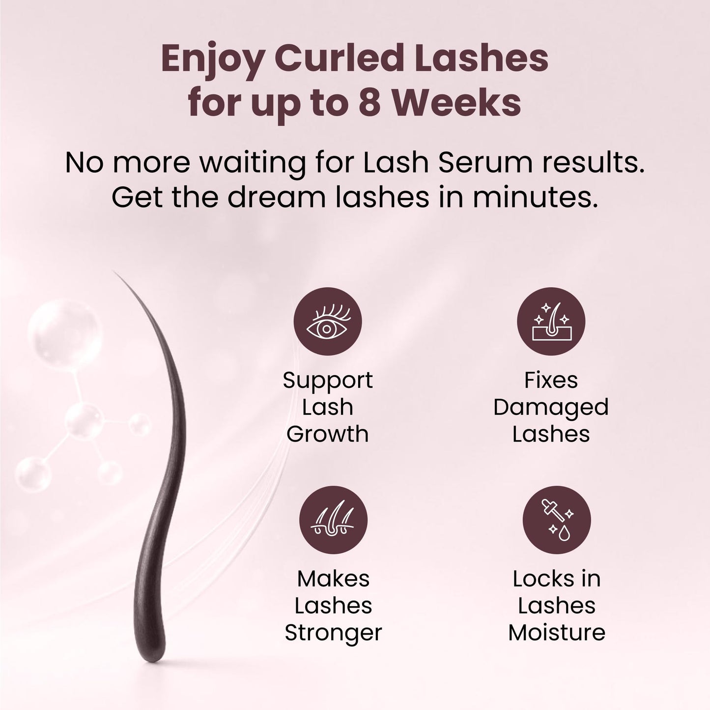 LIVIA Lash Lift Kit – Korean Formula, Salon-Quality Curls at Home, 8 Weeks, Complete DIY Perm Kit