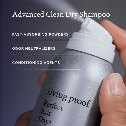 Living Proof Lasting Volume Holiday Kit: Jumbo Full Shampoo & Conditioner + Travel-Size Advanced Clean Dry Shampoo