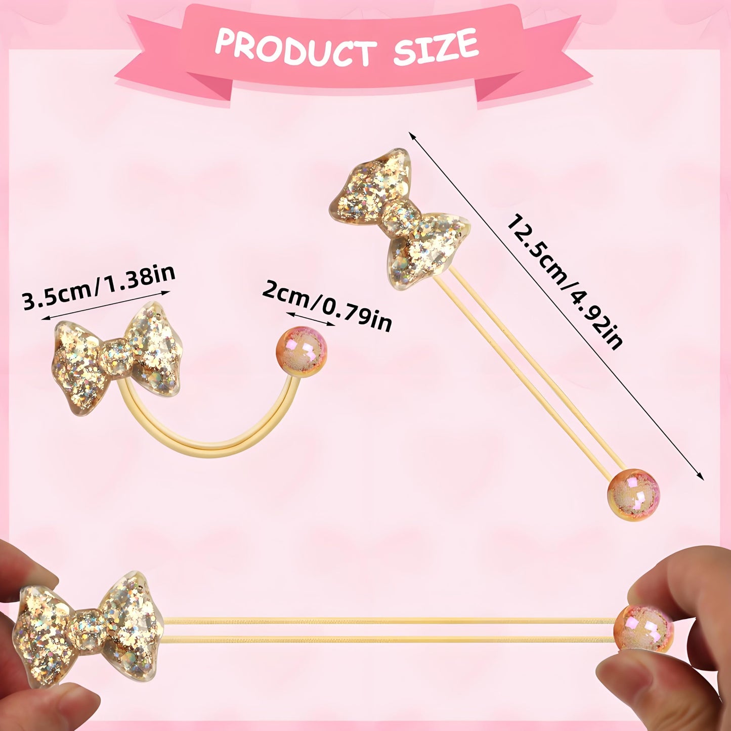 LIYAZHIL 12Pcs Ball Charm Hair Ties for Little Girls – Colorful Camellia Bead Bands