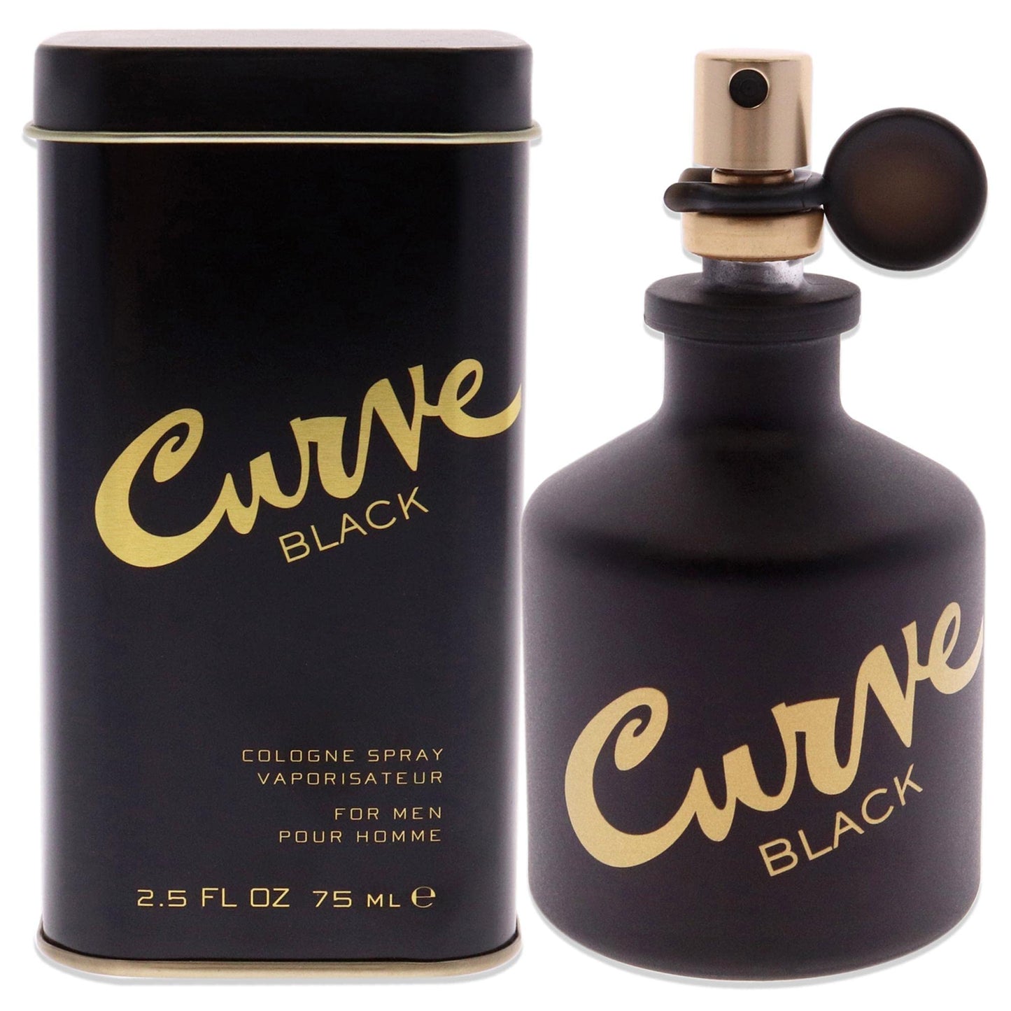 Liz Claiborne Curve Black Men Cologne Spray 2.5 oz – Citrus Fresh Daily