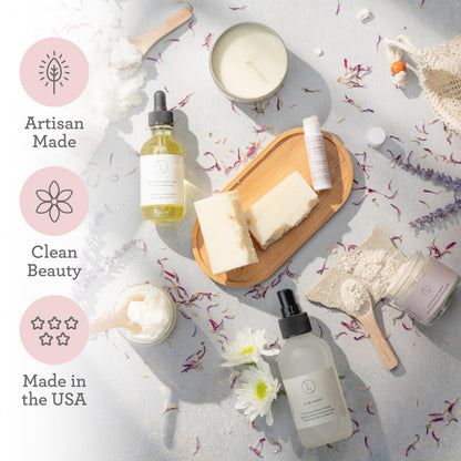 Lizush Luxury Spa Gifts for Women – 9-Piece Lavender Gift Set | Handmade in USA