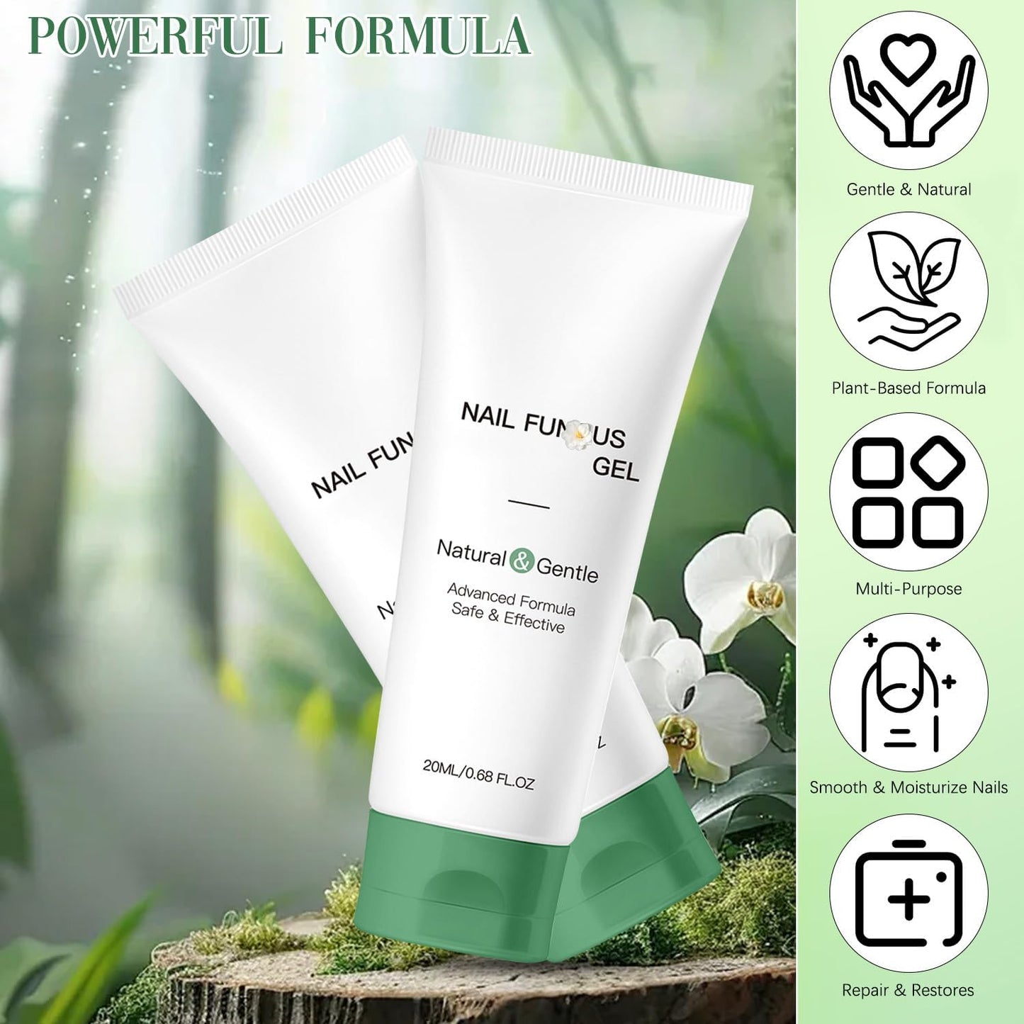 Lmoy 2PCS Nail Repair Gel & Nail Growth Cream – Multi-Purpose Nail Care