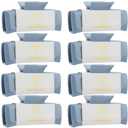 Loanzeg 8pcs Bridesmaid Hair Claw Clips - 4.1 Inch Square Set, Bridal Shower Gifts