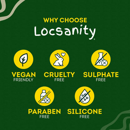 Locsanity Rosewater Peppermint 2-in-1 Shampoo & Conditioner for All Loc Types