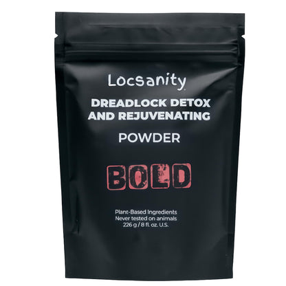 Locsanity BOLD Locs Detox & Rejuvenate Dreadlock Powder – ACV Alternative | 8oz
