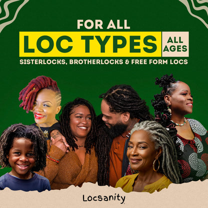 Locsanity Rosewater Peppermint 2-in-1 Shampoo & Conditioner for All Loc Types
