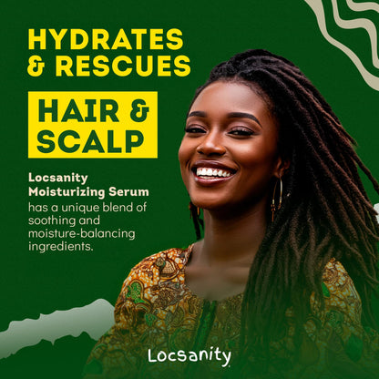 Locsanity Rosewater Peppermint Serum – Deep Moisturizing for Locs & Scalp Refresh