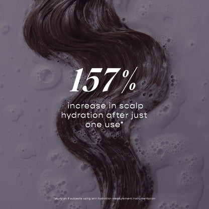 LolaVie Exfoliate & Detox Scalp Shampoo — 2-in-1 Charcoal + AHAs, Color Safe