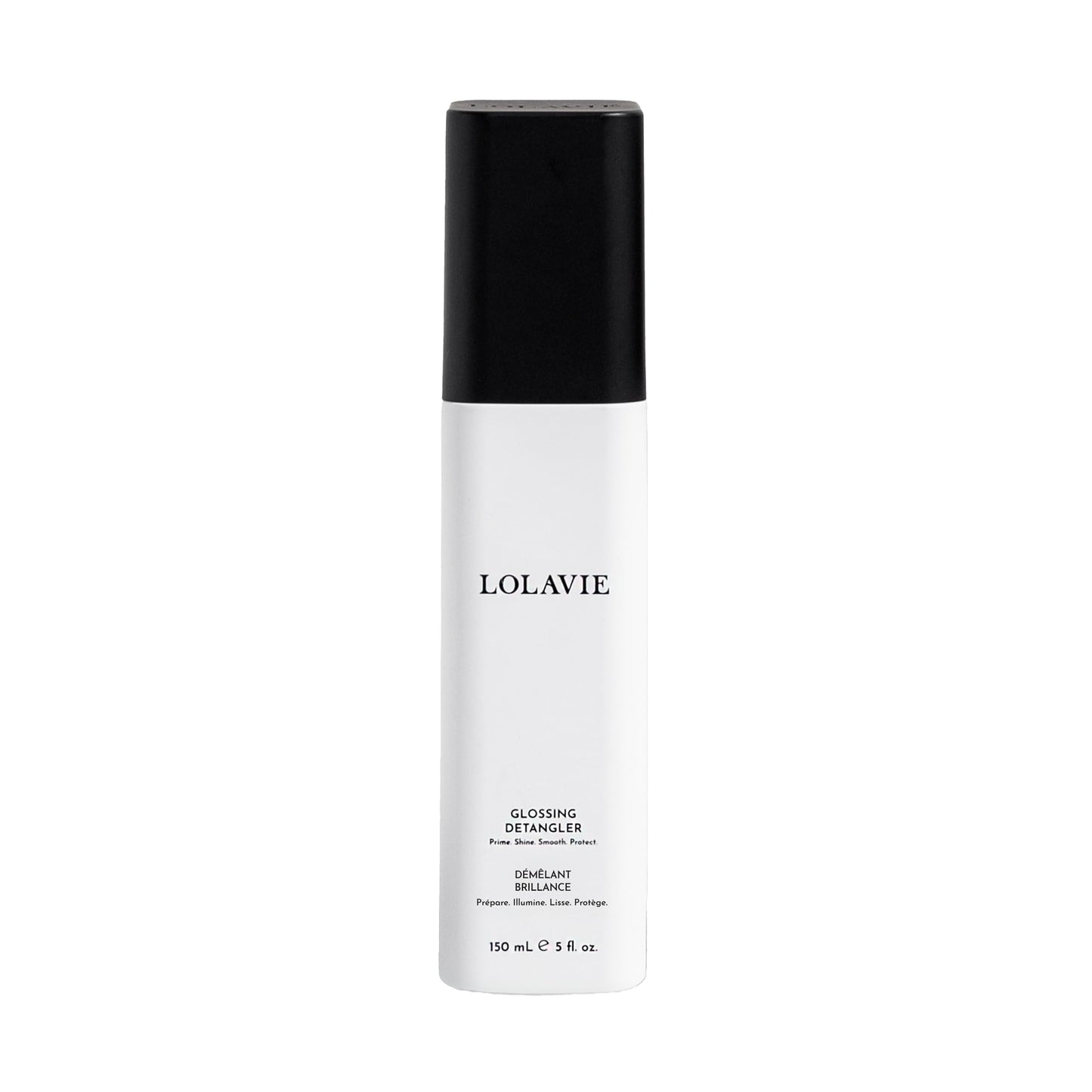 LolaVie Glossing Detangler 5 oz – 15x Softer, Smoother Hair | 450°F Heat Protectant | Color Safe