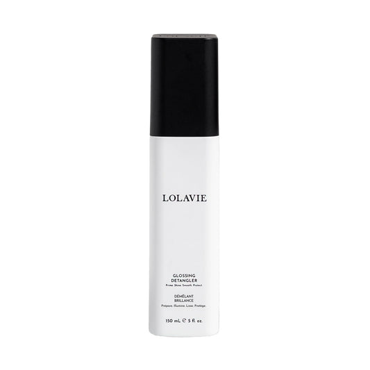 LolaVie Glossing Detangler 5 oz – 15x Softer, Smoother Hair | 450°F Heat Protectant | Color Safe