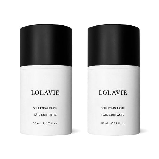 LolaVie Sculpting Paste - 1.7 oz, 2 Pack | Flexible Hold, Matte Finish, 72-Hour Frizz Control | Color Safe & All Hair Types