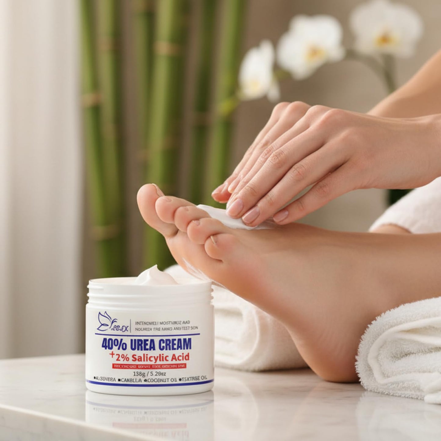 LOLX Urea Cream 40% + Salicylic Acid 2% – Deep Hydration for Feet and Dry Skin (5.29 oz)