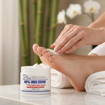 LOLX Urea Cream 40% + Salicylic Acid 2% – Deep Hydration for Feet and Dry Skin (5.29 oz)