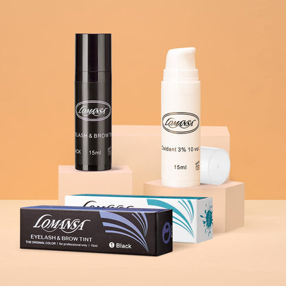 Lomansa Black Eyelash Color Kit — DIY Lash & Brow Color (15ml)
