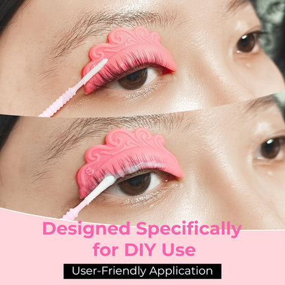 Lomansa Lash Lift Kit for Beginners – At-Home Eyelash Perm with Open Eye Self-Lift Pads