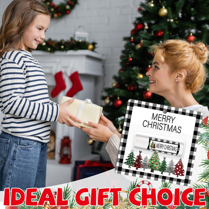 Lonfliness 50-Pack Christmas Lip Balm Gift Set – Moisturizing Lip Care for Holidays, Party Favors & Stocking Stuffers