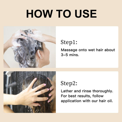 LONIVA Rosemary Hair Growth Shampoo – All-Natural Vegan Formula (16.6 oz)