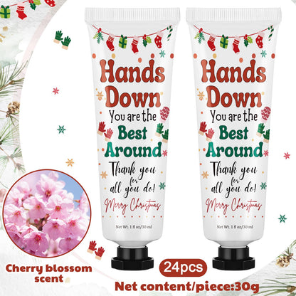Loopeer 24 Pcs Christmas Hand Cream Gift Set – 30 ml Travel Size Stocking Stuffers