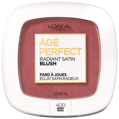 L'Oreal Paris Age Perfect Radiant Satin Blush with Camellia Oil – Berry