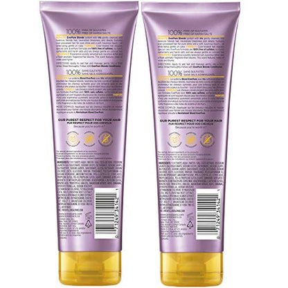 L'Oreal Paris EverPure Blonde Sulfate-Free Shampoo – Neutralizes Brass & Balances Blonde Hair | 2 x 8.5 oz