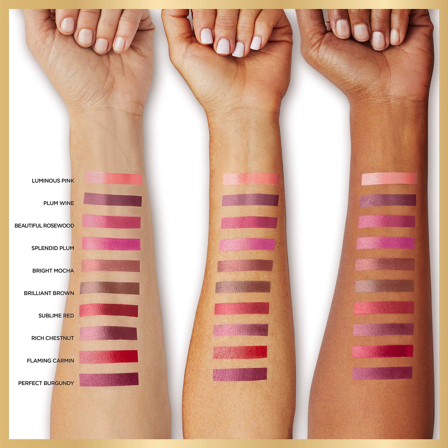 L'Oreal Paris Age Perfect Luminous Hydrating Lipstick – Perfect Burgundy (0.13 oz)