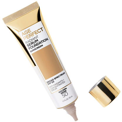L'Oreal Paris Age Perfect Radiant Serum Foundation SPF 50 - Golden Beige