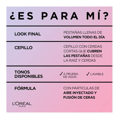 L'Oreal Paris Air Volume Mega Mascara – Lightweight, Long-Lasting Mega Volume Mascara (0.3 fl oz)