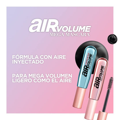 L'Oreal Paris Air Volume Mega Mascara – Lightweight, Long-Lasting Mega Volume Mascara (0.3 fl oz)