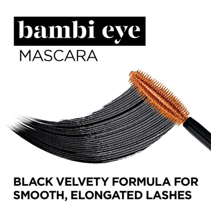 L'Oreal Paris Bambi Eye Mascara – Lasting Volume, Length & Lift | Waterproof & No Clumping