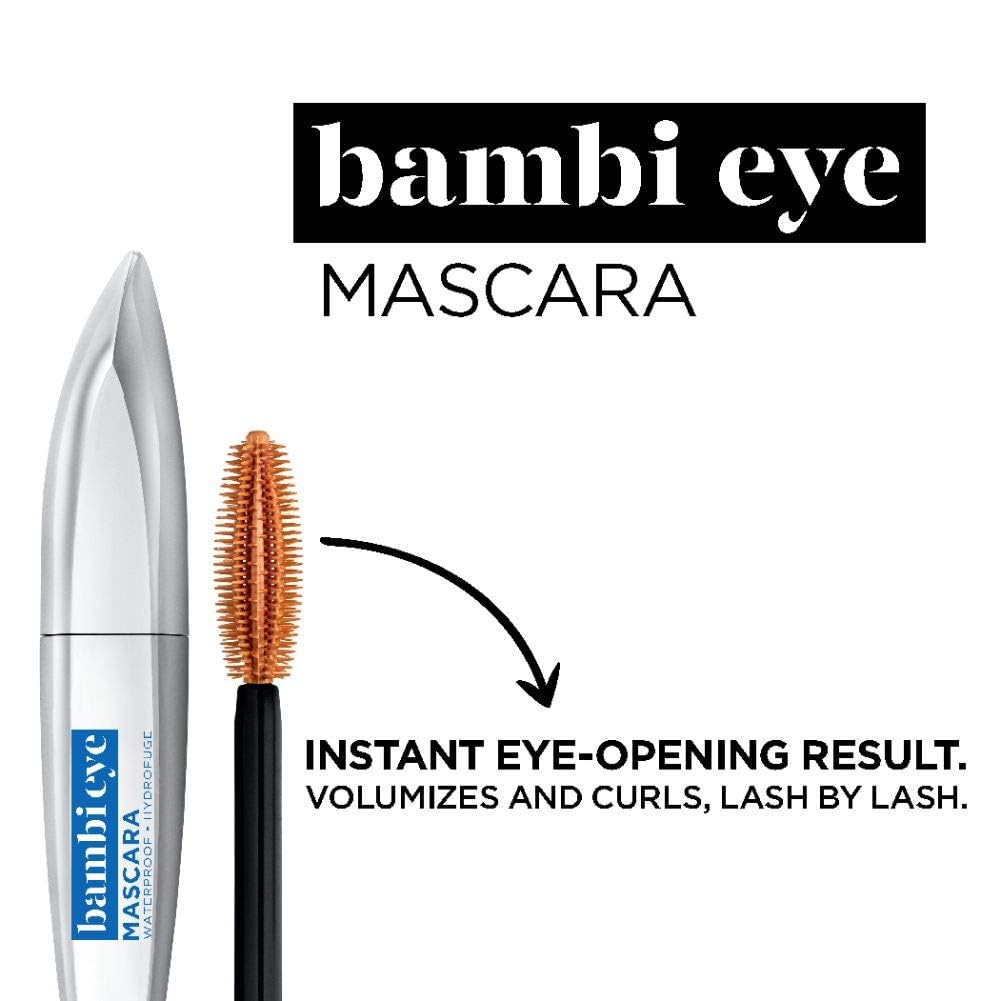 L'Oreal Paris Bambi Eye Mascara – Waterproof, Lasting Volume & Lift