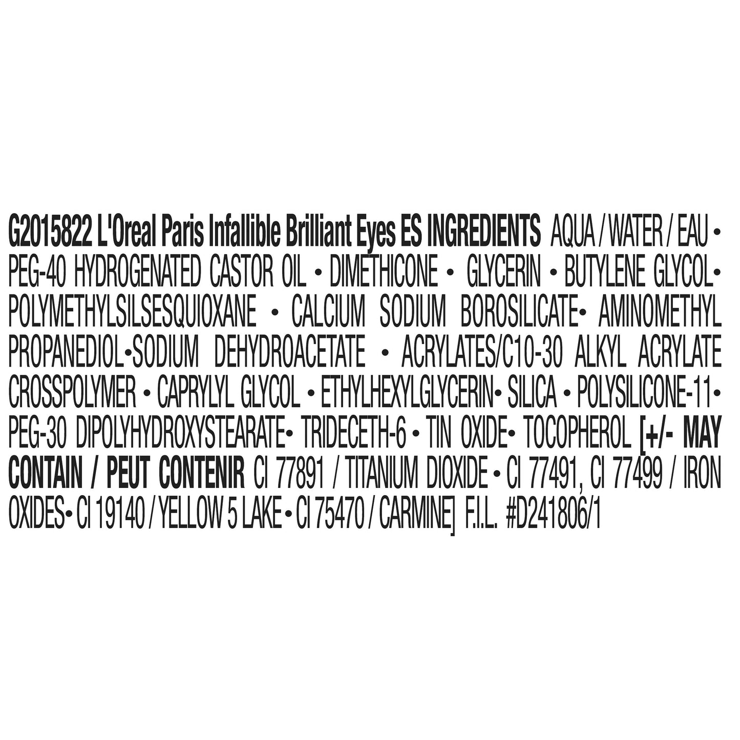 L'Oreal Paris Brilliant Eyes Shimmer Liquid Eye Shadow - Longwearing, Crease-Resistant, Flake-Proof, Blush Jewel, 0.1 oz