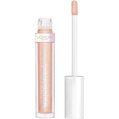 L'Oreal Paris Brilliant Eyes Shimmer Liquid Eye Shadow – Longwearing, Crease-Resistant, 0.1 oz