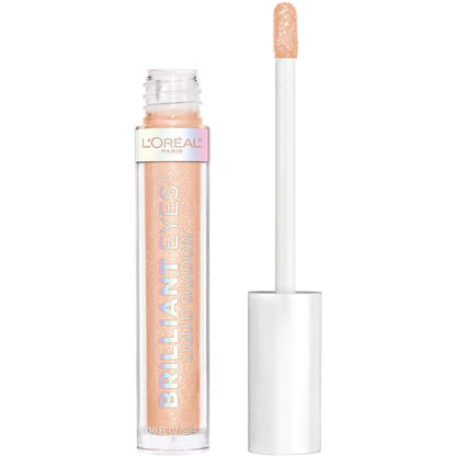 L'Oreal Paris Brilliant Eyes Shimmer Liquid Eye Shadow – Long-Wearing, Crease-Resistant, 0.1 oz