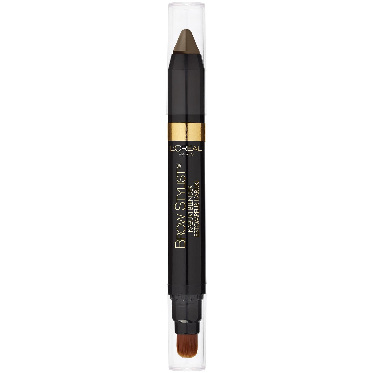 L'Oreal Paris Brow Stylist Kabuki Blender Brow Crayon, Blonde, 0.05 oz