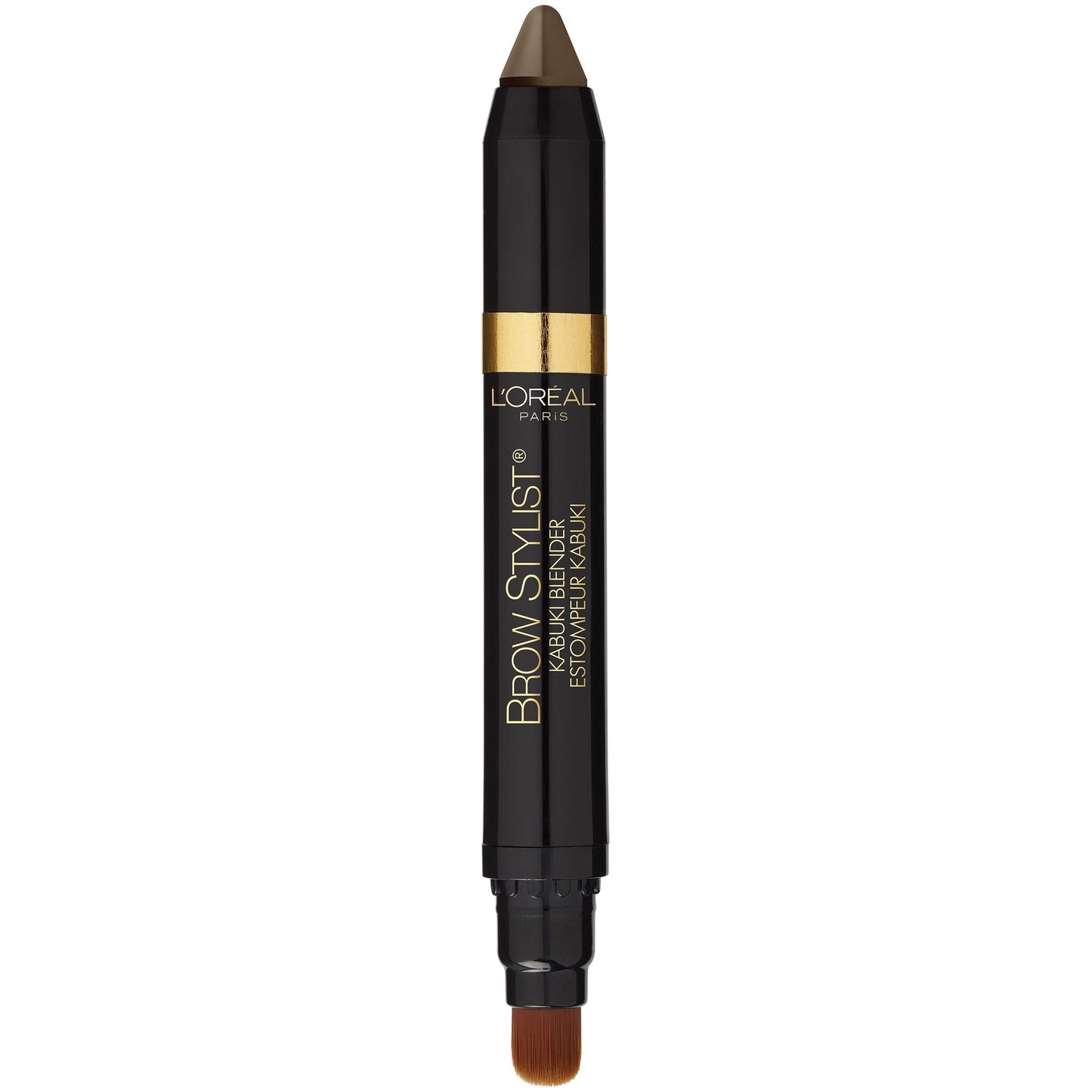 L'Oreal Paris Brow Stylist Kabuki Blender Brow Crayon, Blonde, 0.05 oz