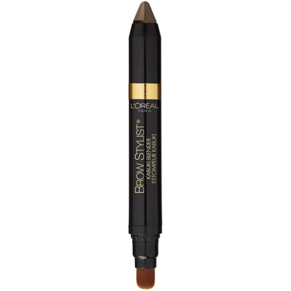 L'Oreal Paris Brow Stylist Kabuki Blender Brow Crayon, Blonde, 0.05 oz