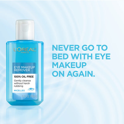 L'Oreal Paris Clean Artiste Oil Free Eye Makeup Remover – 2 Count