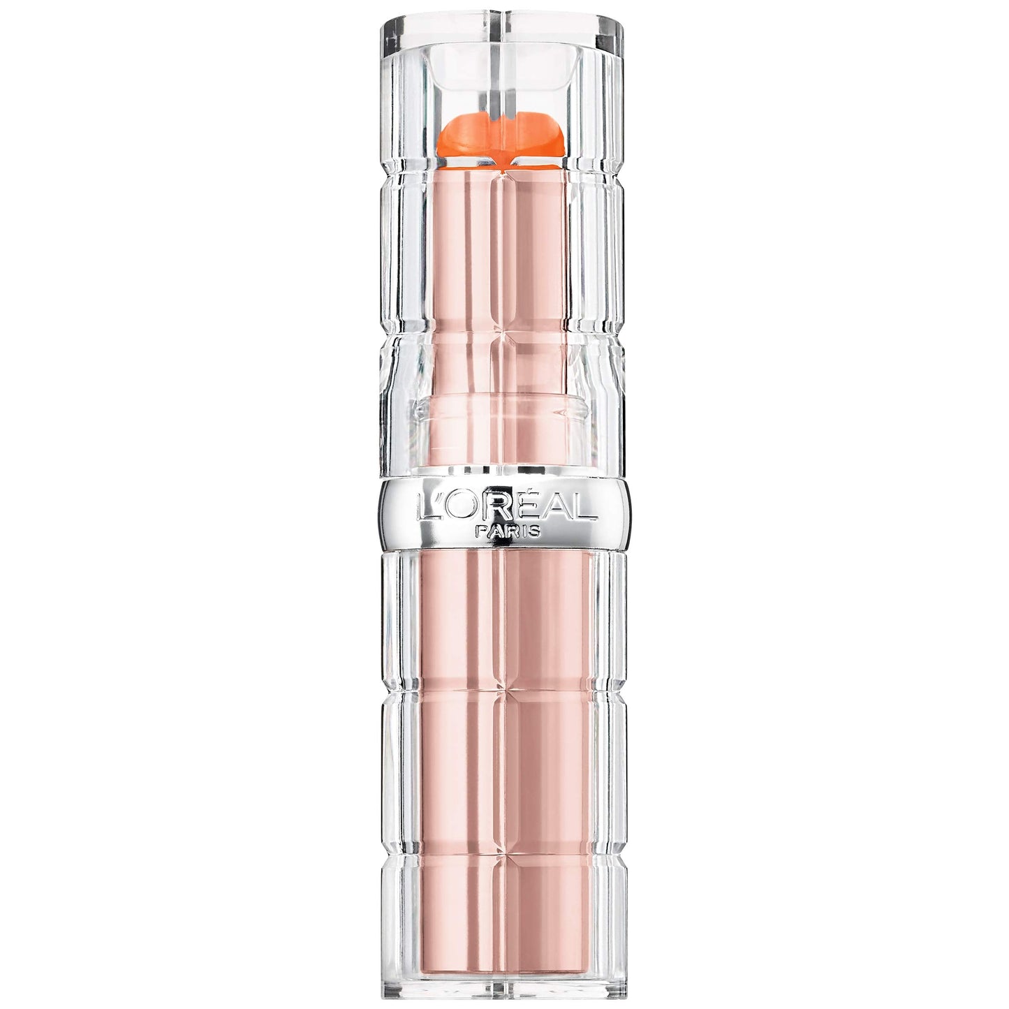 L'Oréal Paris Colour Riche Plump and Shine Lipstick – Nectarine Plump, Glossy Finish, All-Day Moisture
