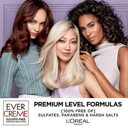 L'Oreal Paris EverCreme Deep Nourish Shampoo – Sulfate-Free, 8.5 oz x 2